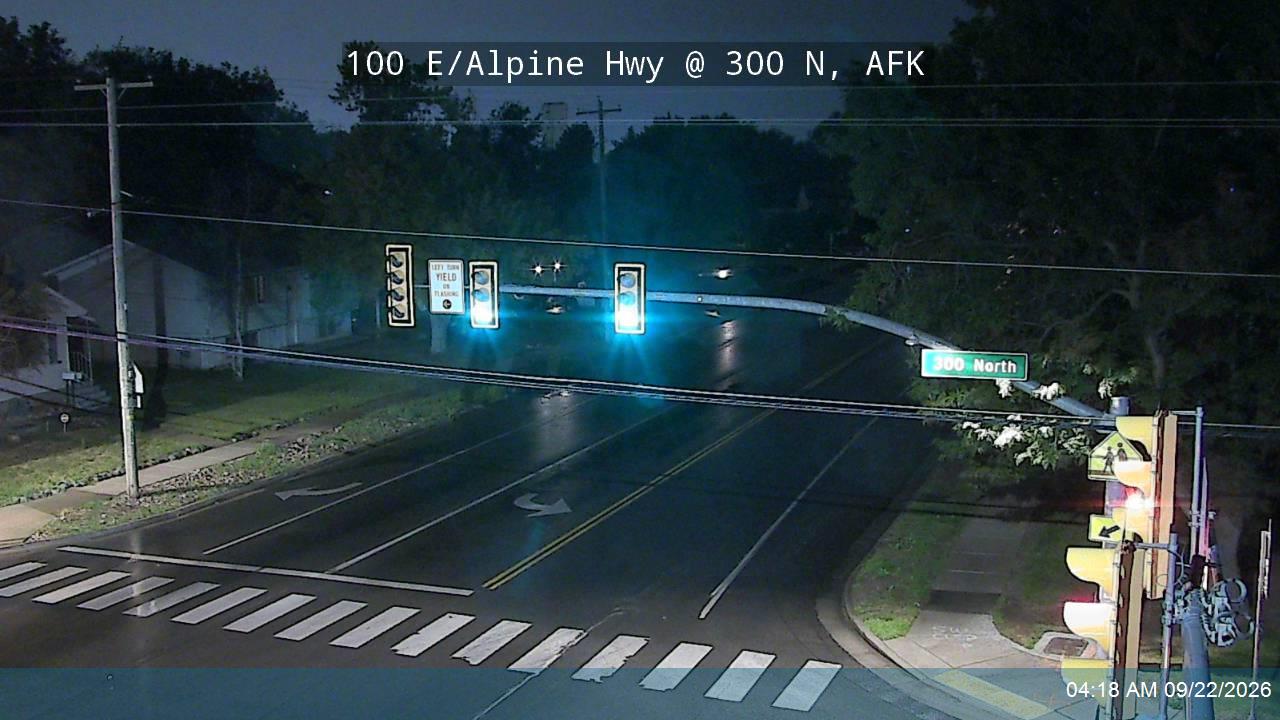 100 E / Alpine Hwy / SR-74 @ 300 N, AFK