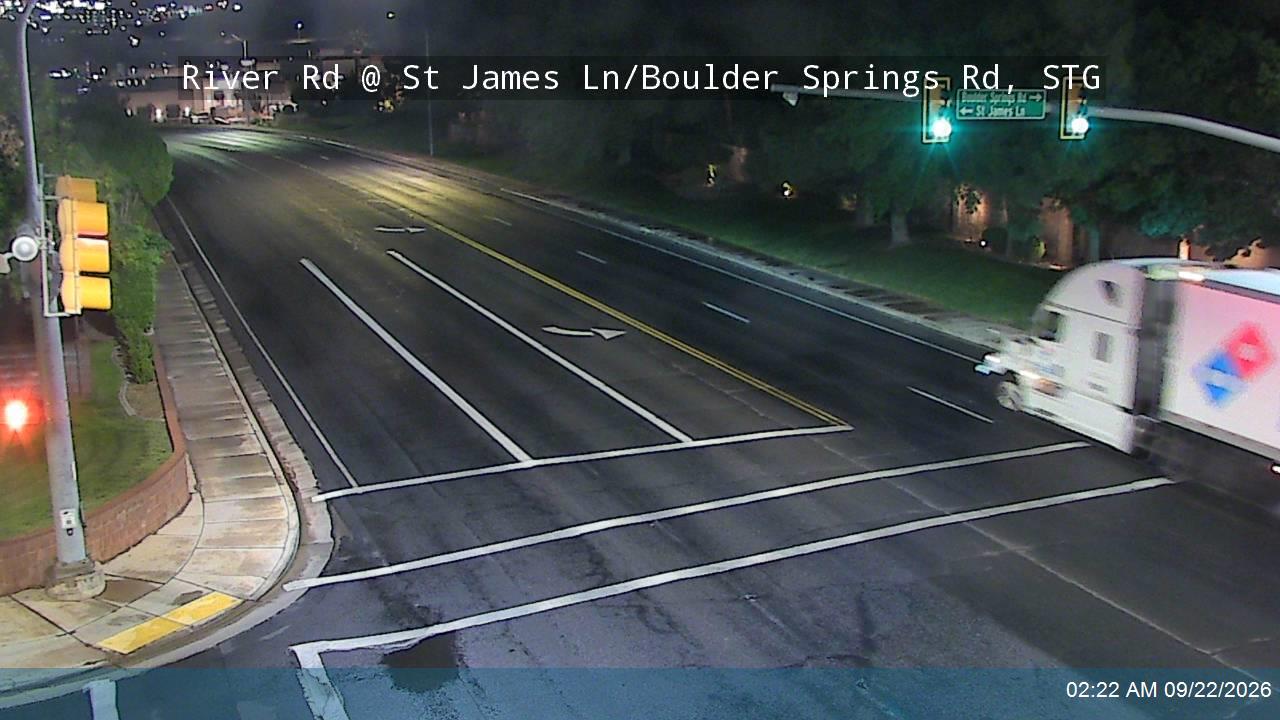 River Rd @ St James Ln / Boulder Springs Rd, STG