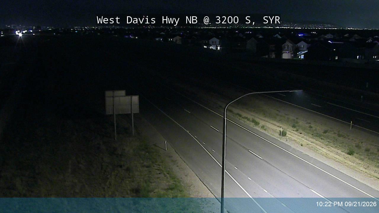 West Davis Hwy / SR-177 NB @ 3200 S / MP 11.81, SYR