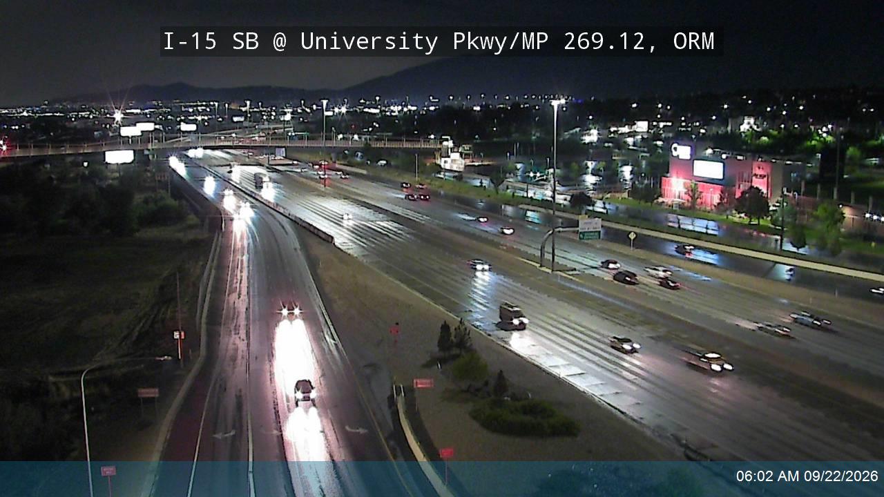 I-15 SB @ University Pkwy / SR-265 / MP 269.12, ORM