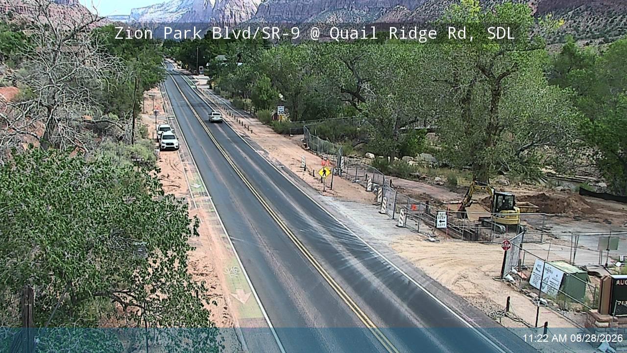 Zion Park Blvd / SR-9 @ Quail Ridge Rd, SDL