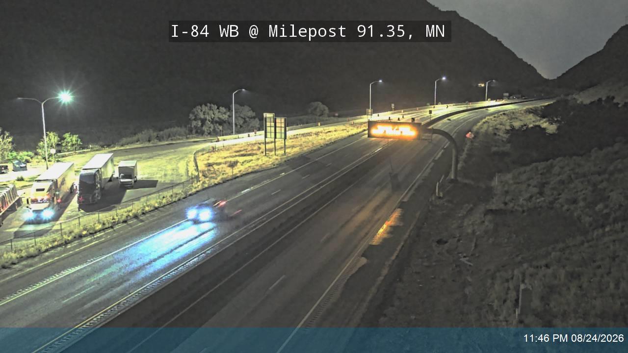 I-84 / Weber Canyon WB @ Milepost 91.35, MN