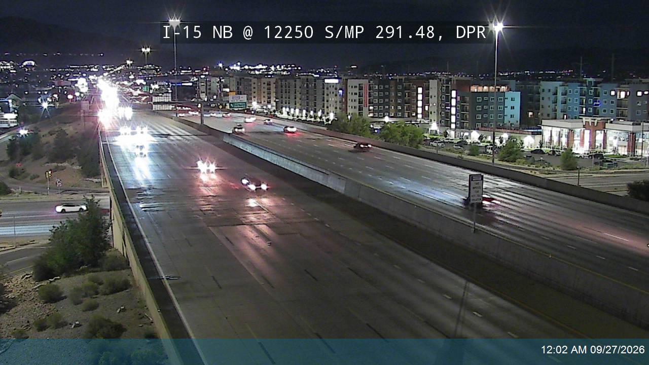I-15 NB @ 12250 S / MP 291.48, DPR