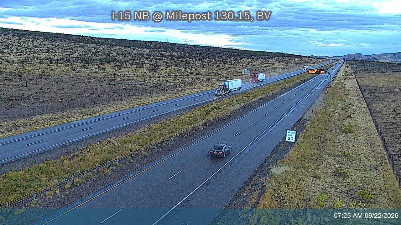 I-15 NB @ Milepost 130.15, BV