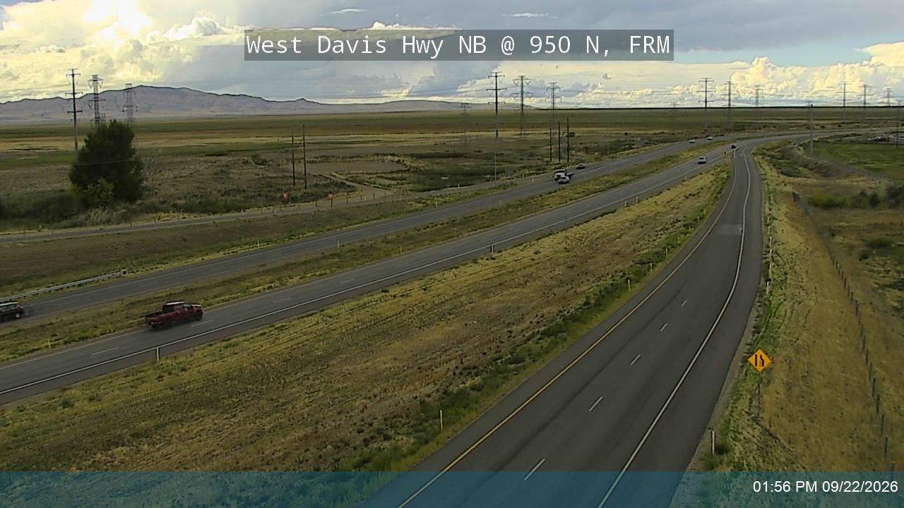 West Davis Hwy / SR-177 NB @ 950 N / MP 3.92, FRM