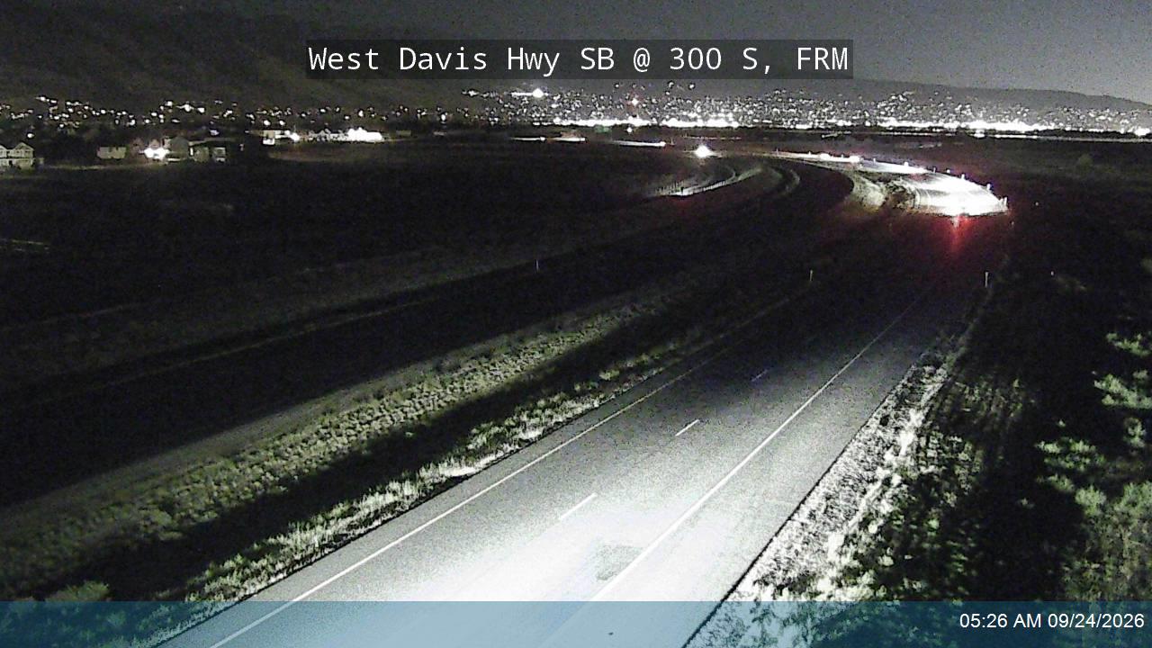 West Davis Hwy / SR-177 SB @ 300 S / MP 2.47, FRM