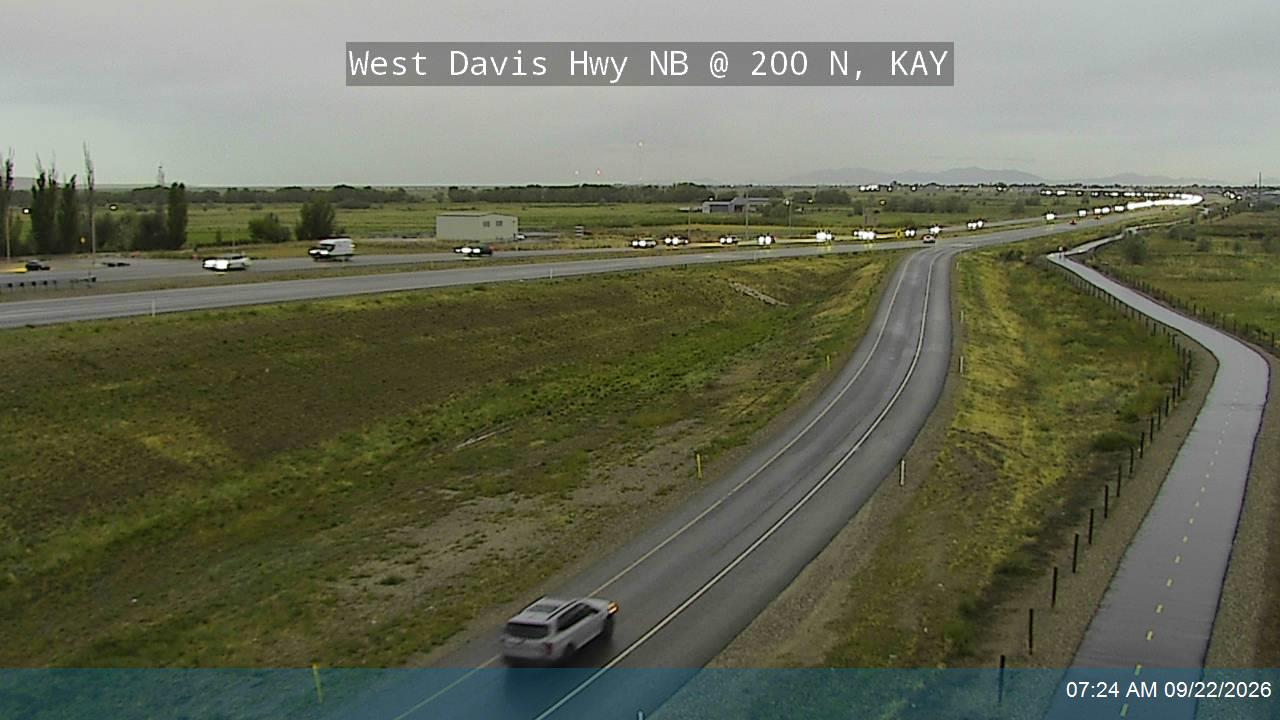West Davis Hwy / SR-177 NB @ 200 N / MP 7.69, KAY