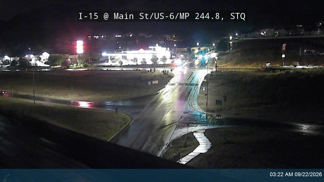 I-15 @ Main St / US-6 / MP 244.8, STQ