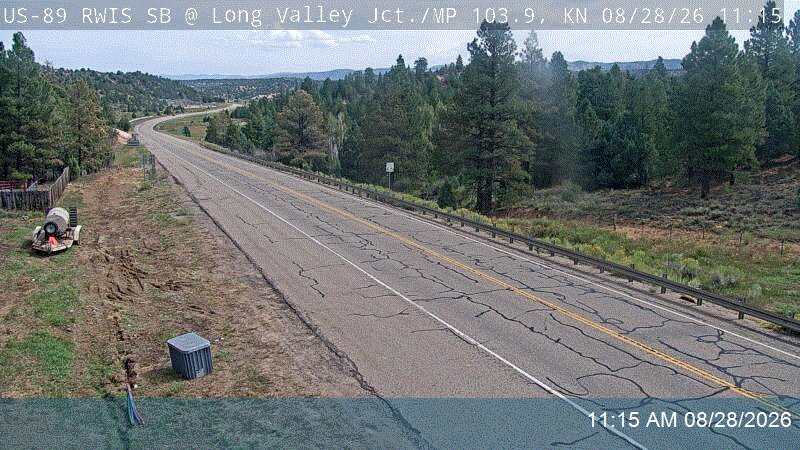 US-89 RWIS SB @ Long Valley Jct / MP 103.8, KN