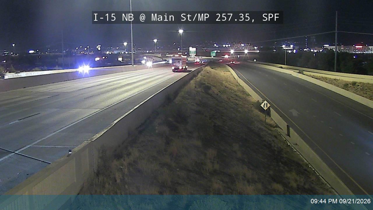 I-15 NB @ Main St / SR-156 / MP 257.35, SPF