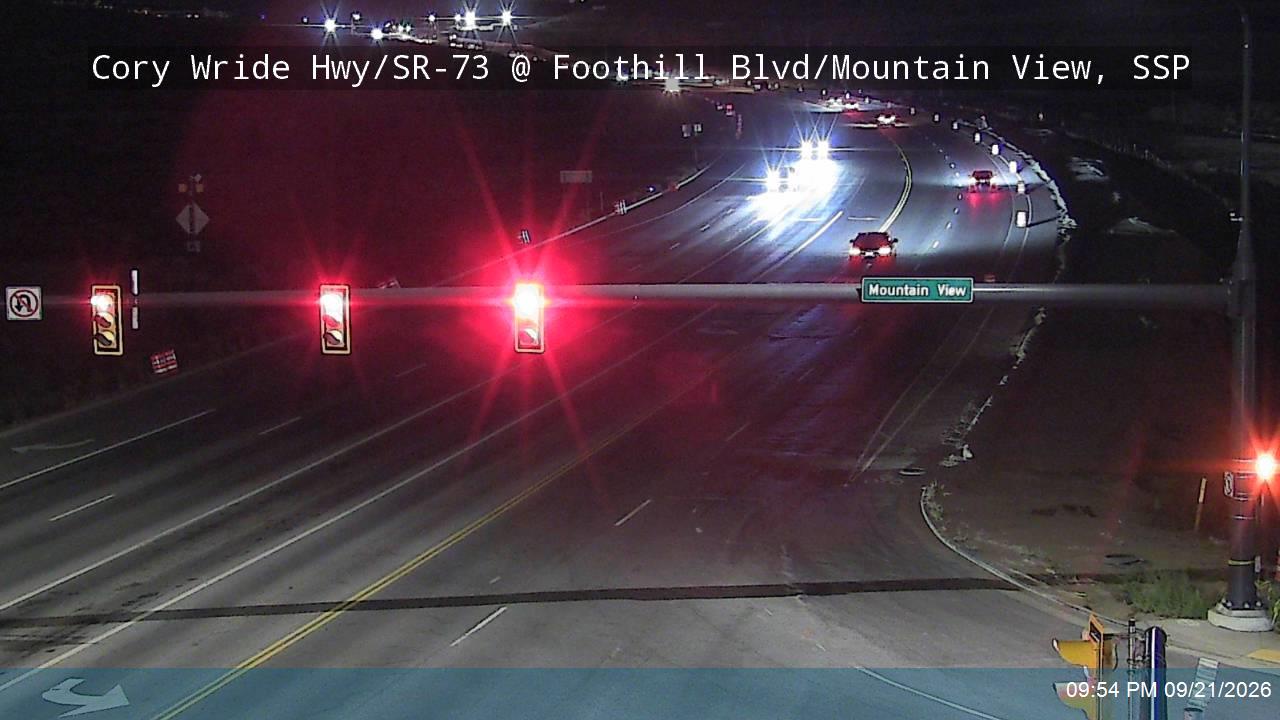 Cory Wride Hwy / SR-73 @ Foothill Blvd / 800 W / Mountain View / SR-85, SSP