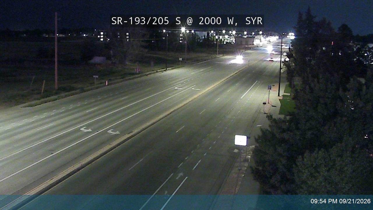 205 S / SR-193 @ 2000 W / SR-108, SYR