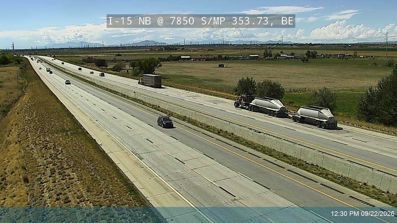 I-15 NB @ 7850 S / MP 353.73, BE