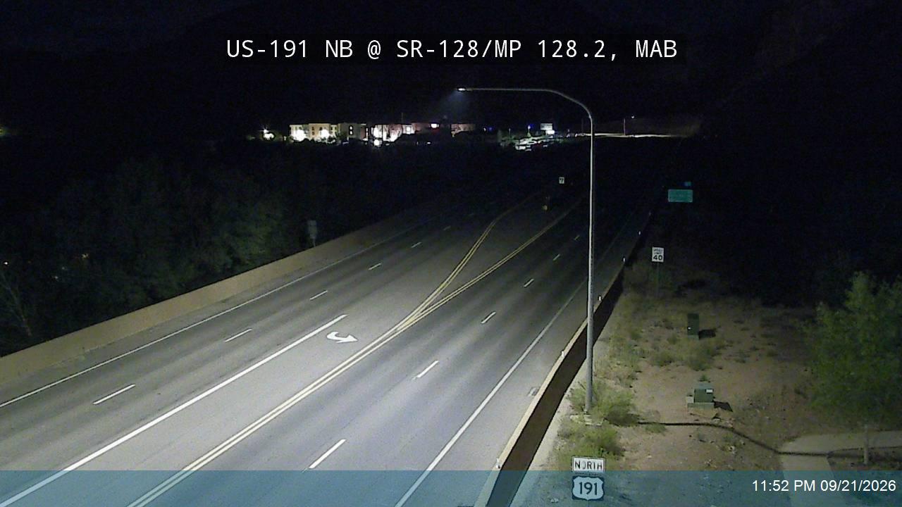 US-191 NB @ SR-128 / MP 128.2, MAB