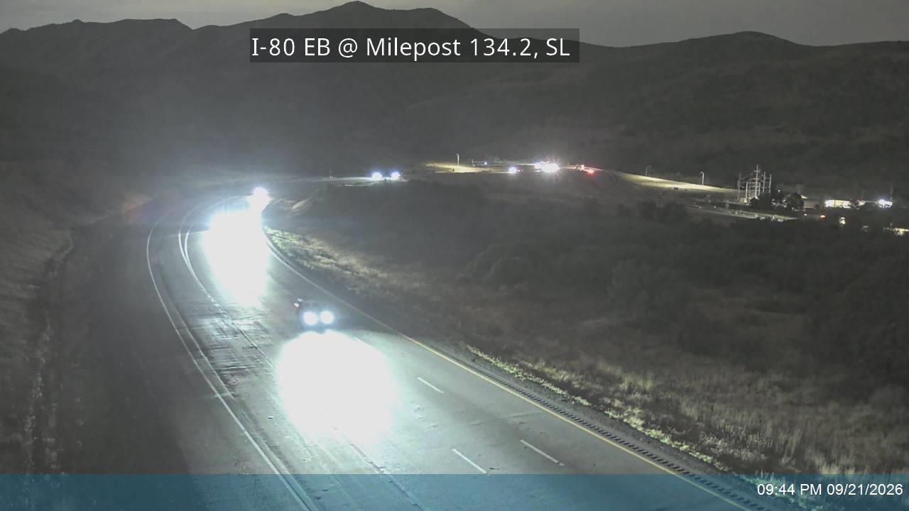 I-80 / Parleys Canyon EB @ Milepost 134.2, SL