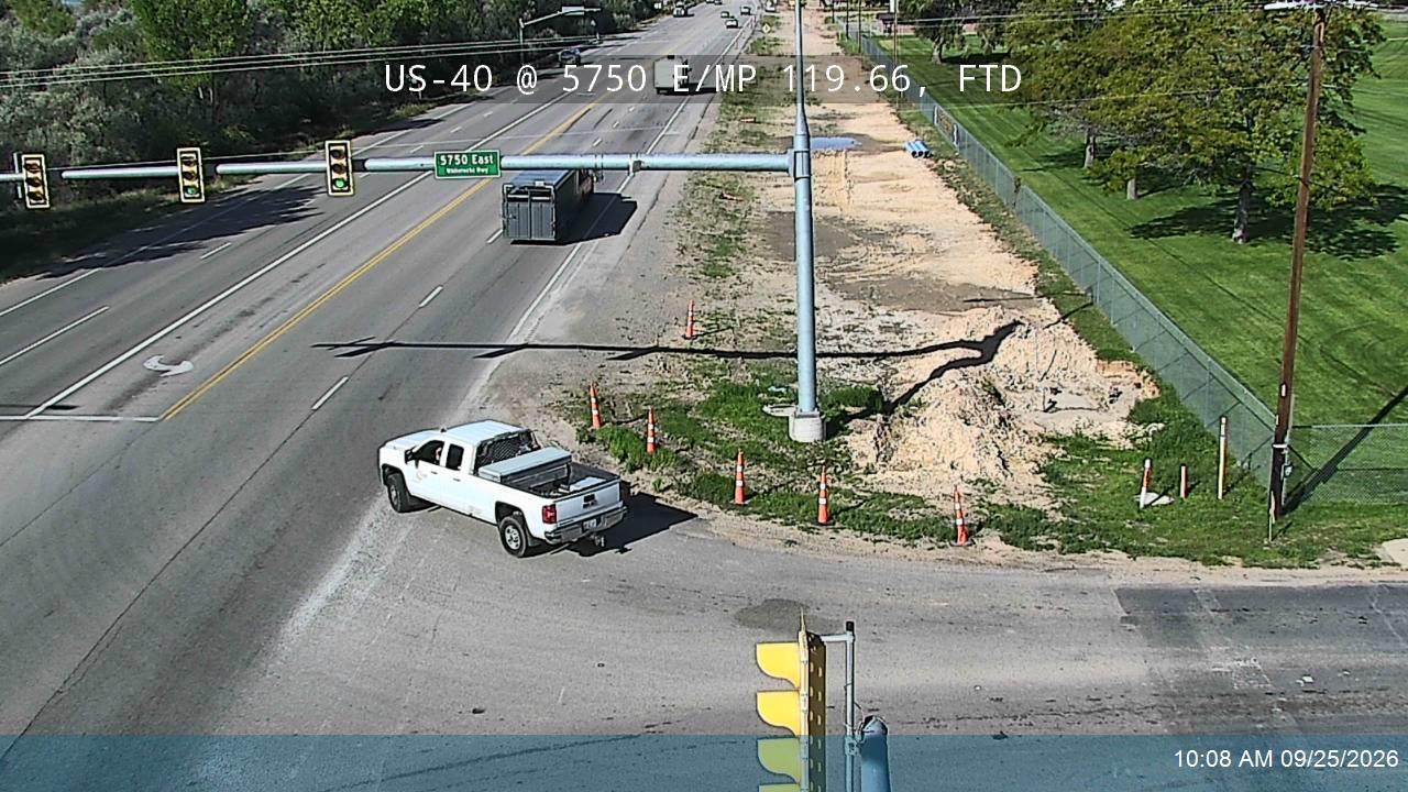 200 N / US-40 @ 5750 E / Whiterocks Hwy / MP 119.66, FTD
