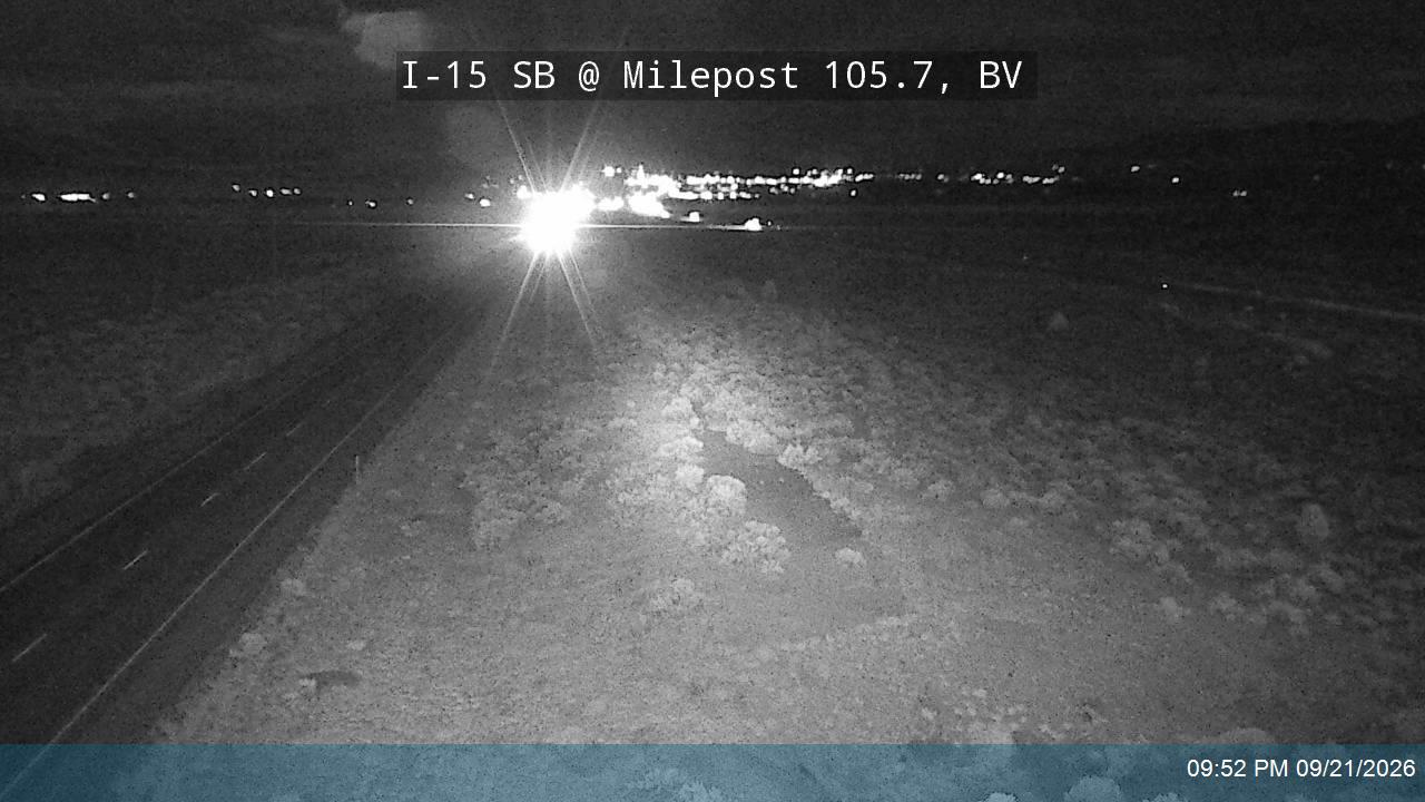 I-15 SB @ Milepost 105.7, BV