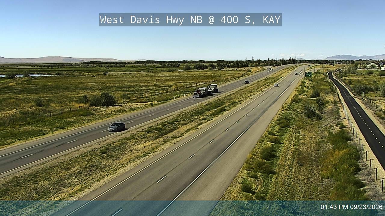 West Davis Hwy / SR-177 NB @ 400 S / MP 7.17, KAY