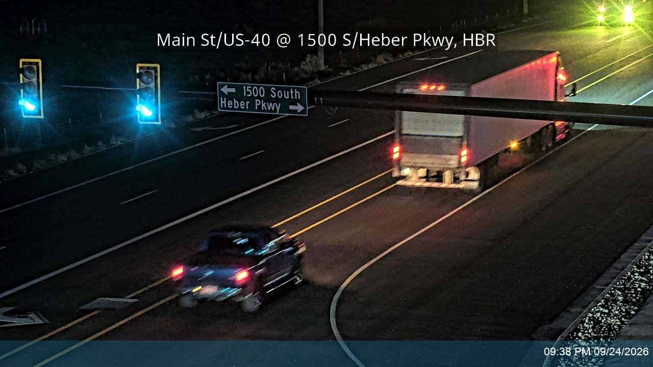 Main St / US-40 @ 1500 S / Heber Pkwy, HBR