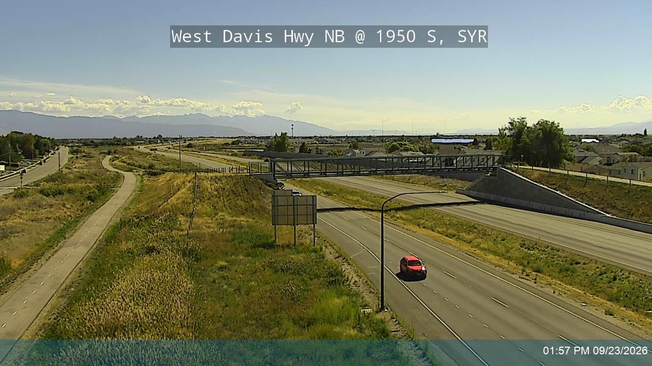 West Davis Hwy / SR-177 NB @ 1950 S / MP 13.52, SYR