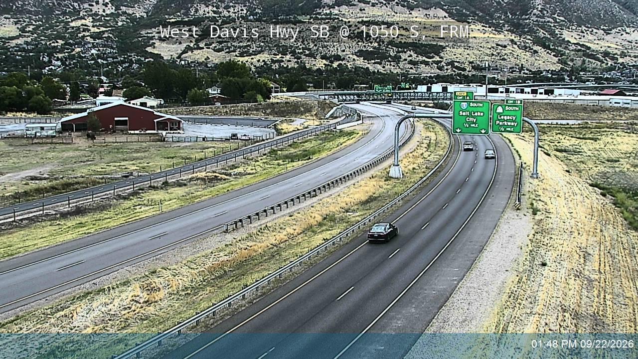 West Davis Hwy / SR-177 SB @ 1050 S / MP 0.52, FRM