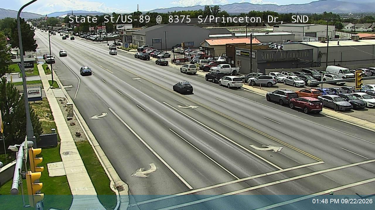 State St / US-89 @ 8375 S / Princeton Dr, SND