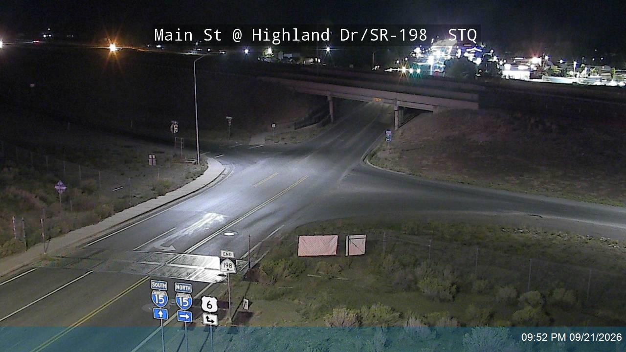 Main St / SR-198 @ Highland Dr / SR-198, STQ