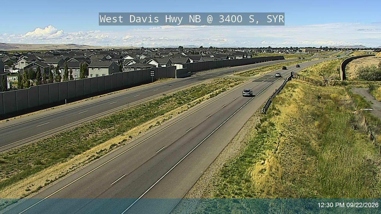West Davis Hwy / SR-177 NB @ 3400 S / MP 11.42, SYR