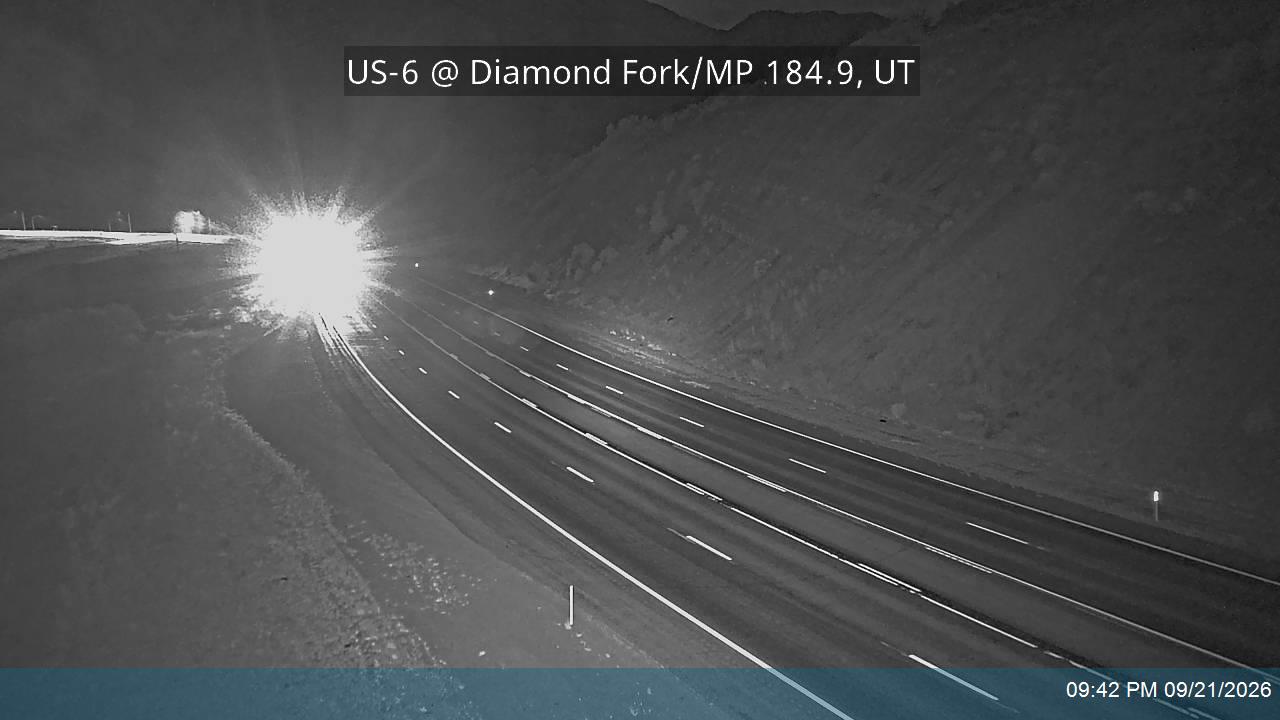 US-6 @ Diamond Fork / MP 184.9, UT