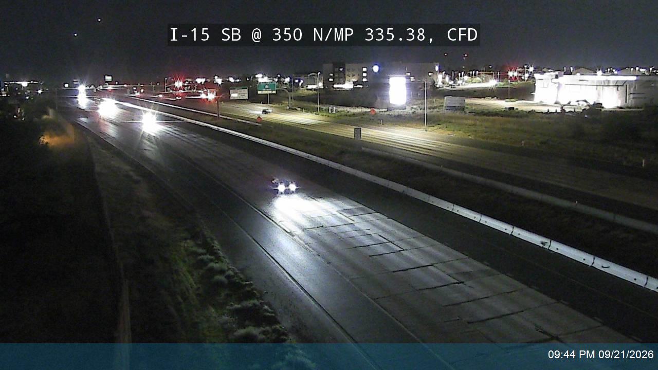 I-15 SB @ 350 N / MP 335.38, CFD