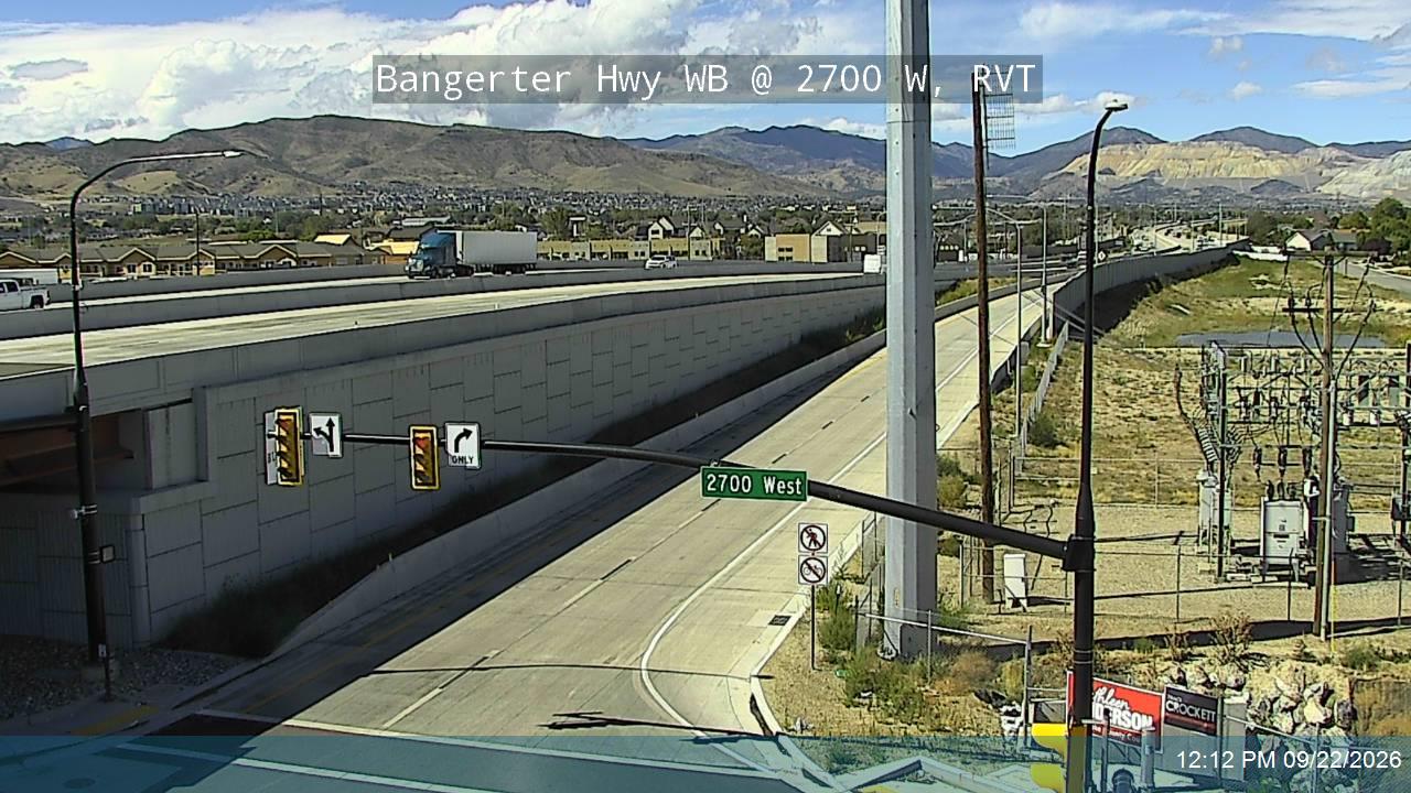 Bangerter Hwy / SR-154 WB @ 2700 W, RVT