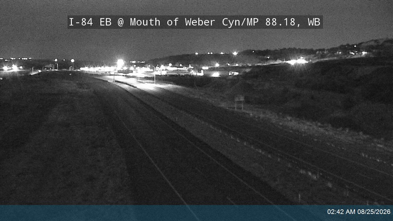 I-84 EB @ Mouth of Weber Cyn / MP 88.18, WB