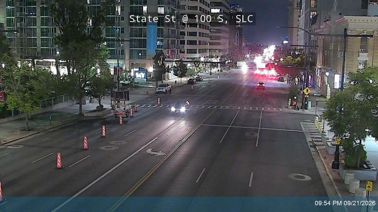 State St / SR-186 @ 100 S, SLC