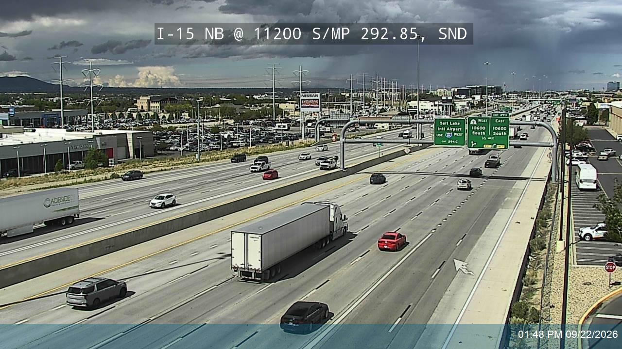 I-15 NB @ 11200 S / MP 292.85, SND