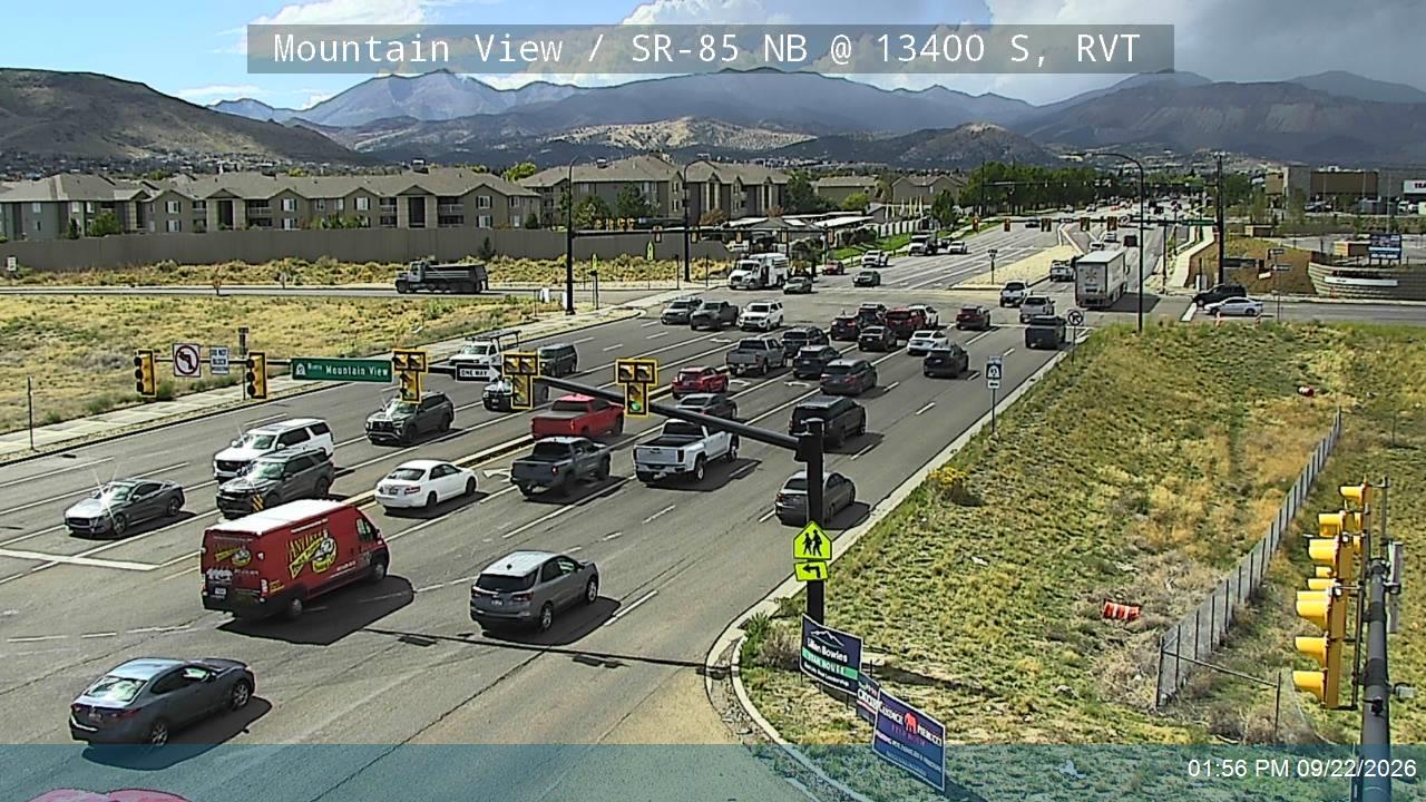 Mountain View / SR-85 NB @ 13400 S, RVT