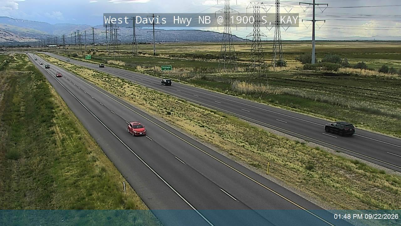 West Davis Hwy / SR-177 NB @ 1900 S / MP 4.87, KAY