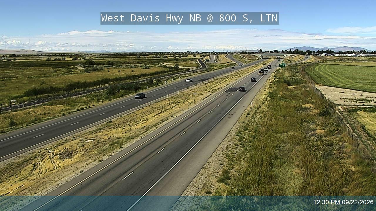 West Davis Hwy / SR-177 NB @ 800 S / MP 9.18, LTN