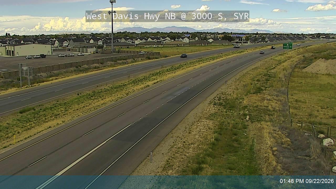 West Davis Hwy / SR-177 NB @ 3000 S / MP 12.35, SYR