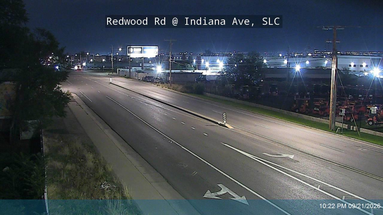 Redwood Rd / SR-68 @ Indiana Ave / 850 S, SLC