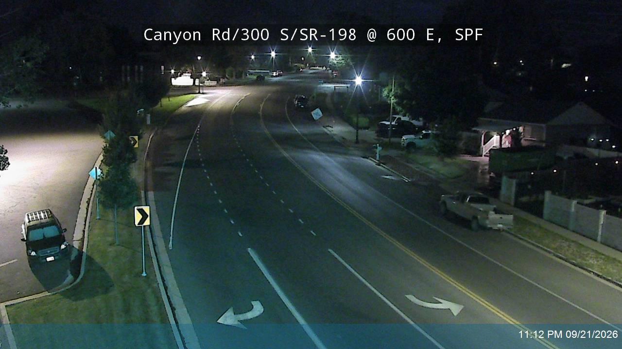 Canyon Rd / 300 S / SR-198 @ 600 E, SPF