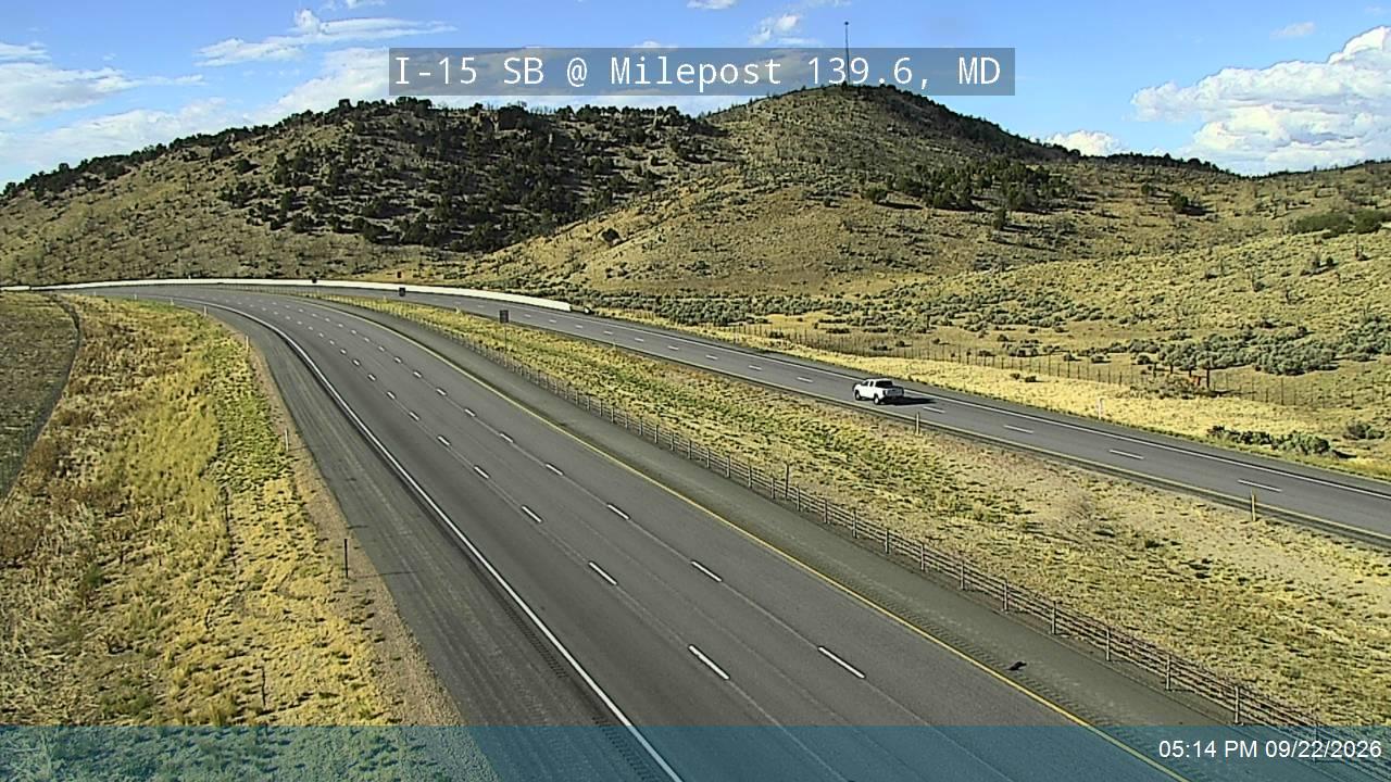 I-15 SB @ Milepost 139.6, MD