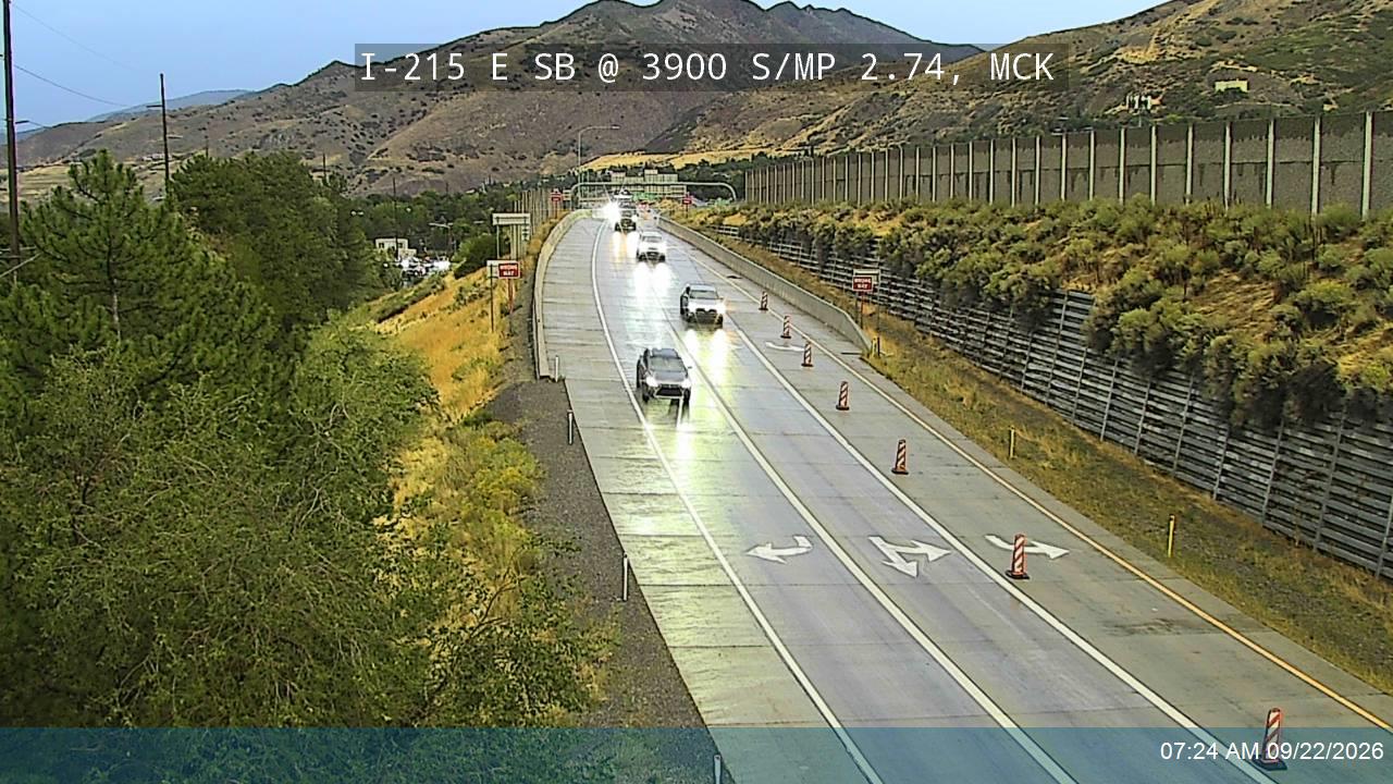 I-215 E SB @ 3900 S / MP 2.74, MCK