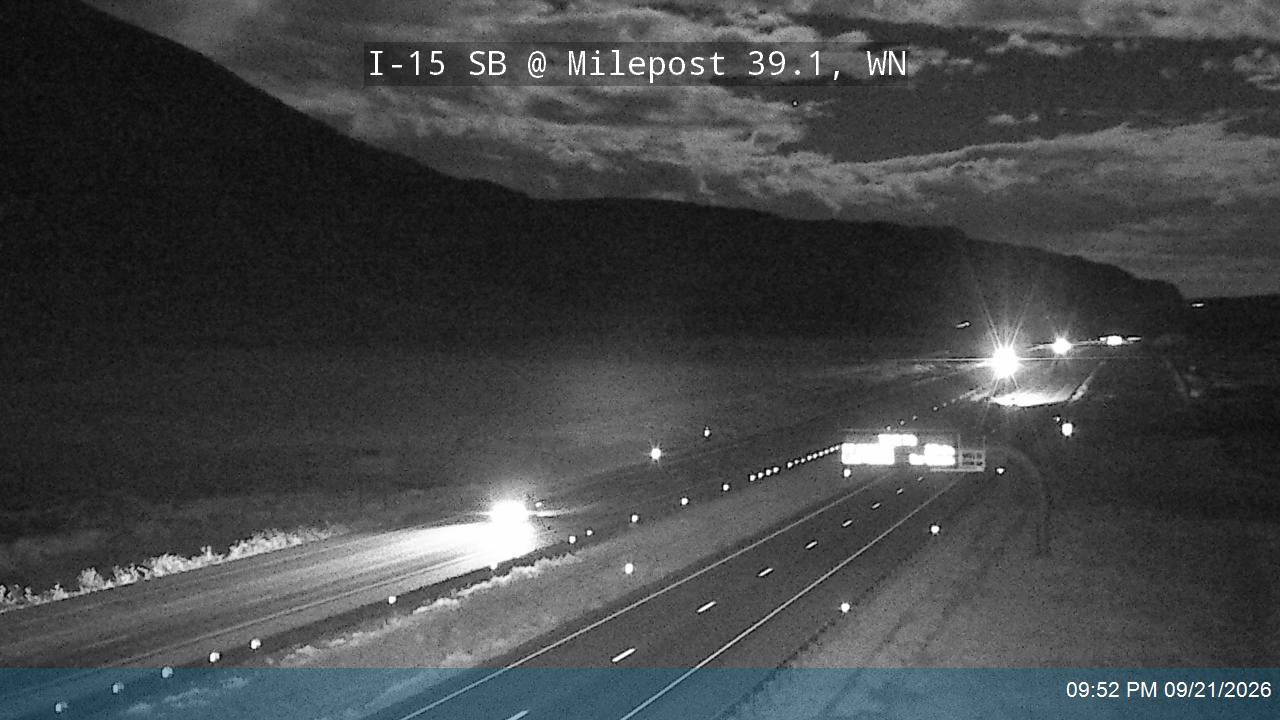 I-15 SB @ Milepost 39.1, WN