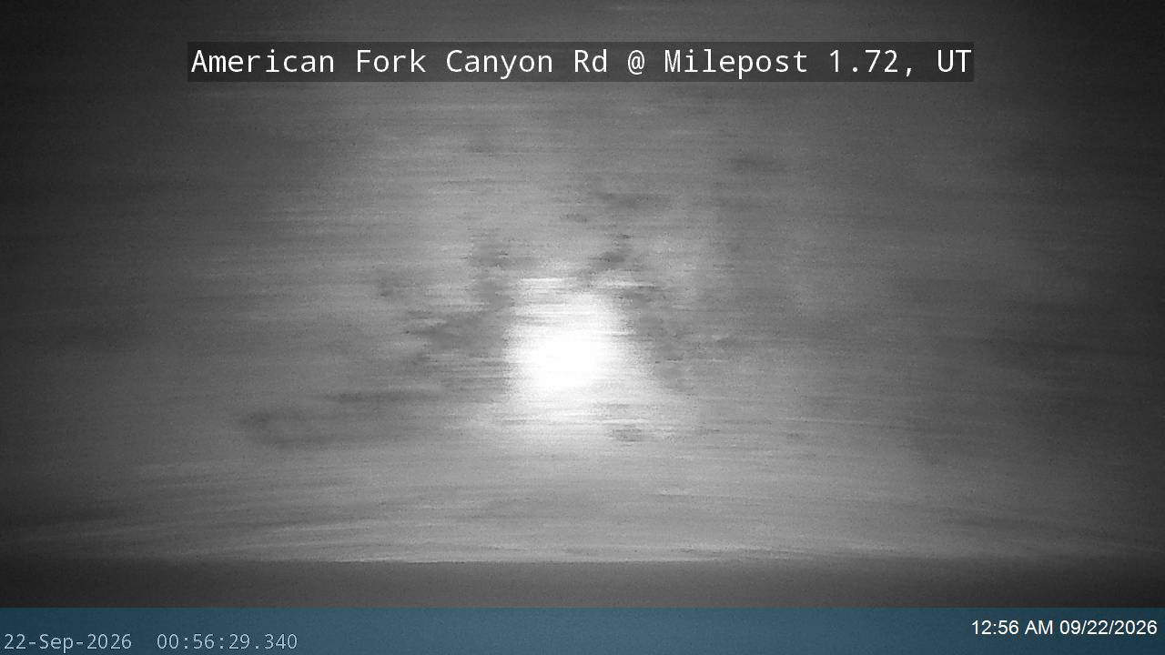 American Fork Canyon Rd / SR-144 @ Milepost 1.72, UT
