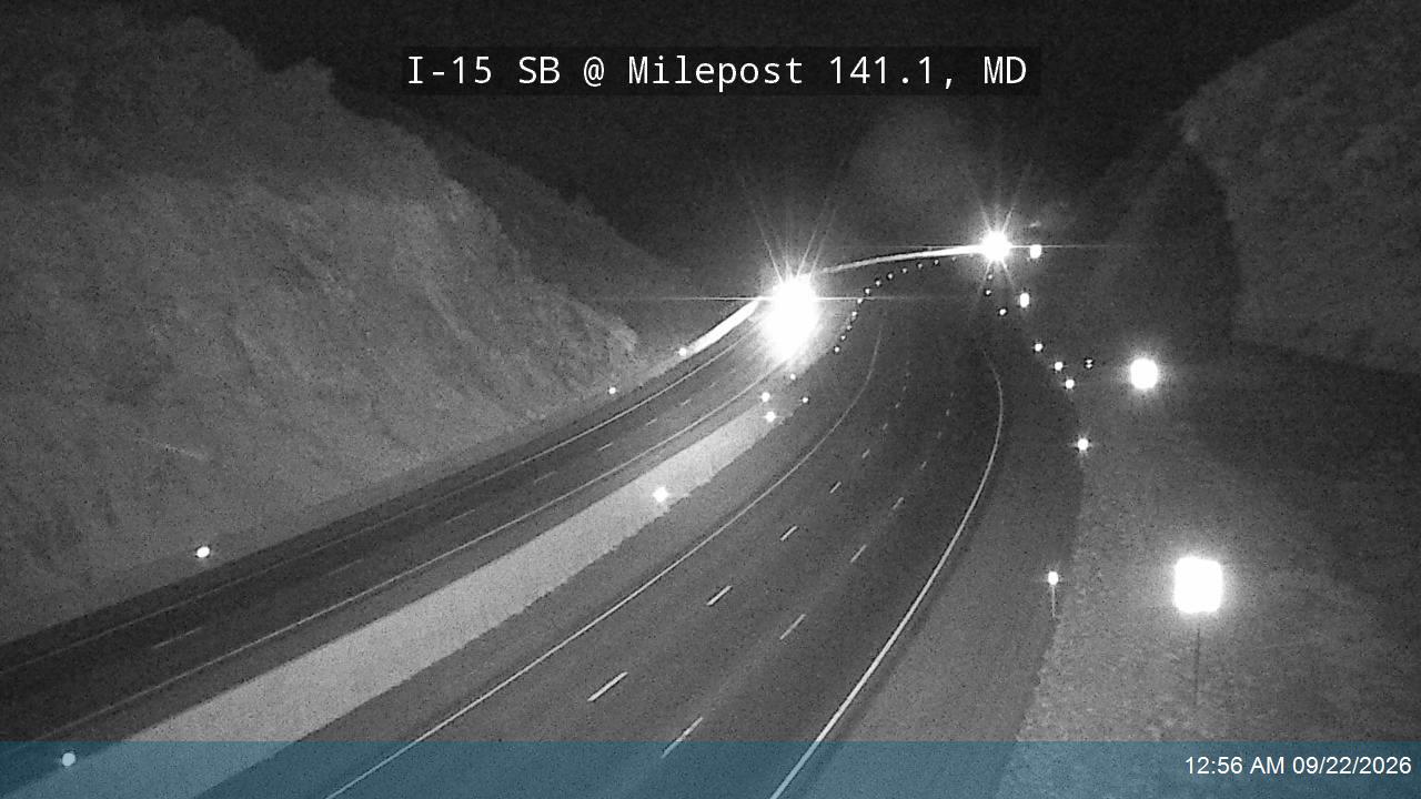 I-15 SB @ Milepost 141.1, MD
