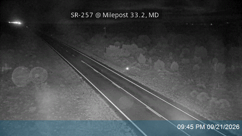 SR-257 @ Milepost 33.27, MD