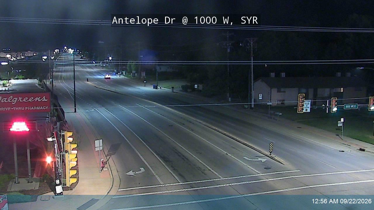 Antelope Dr / 1700 S / SR-108 @ 1000 W, SYR