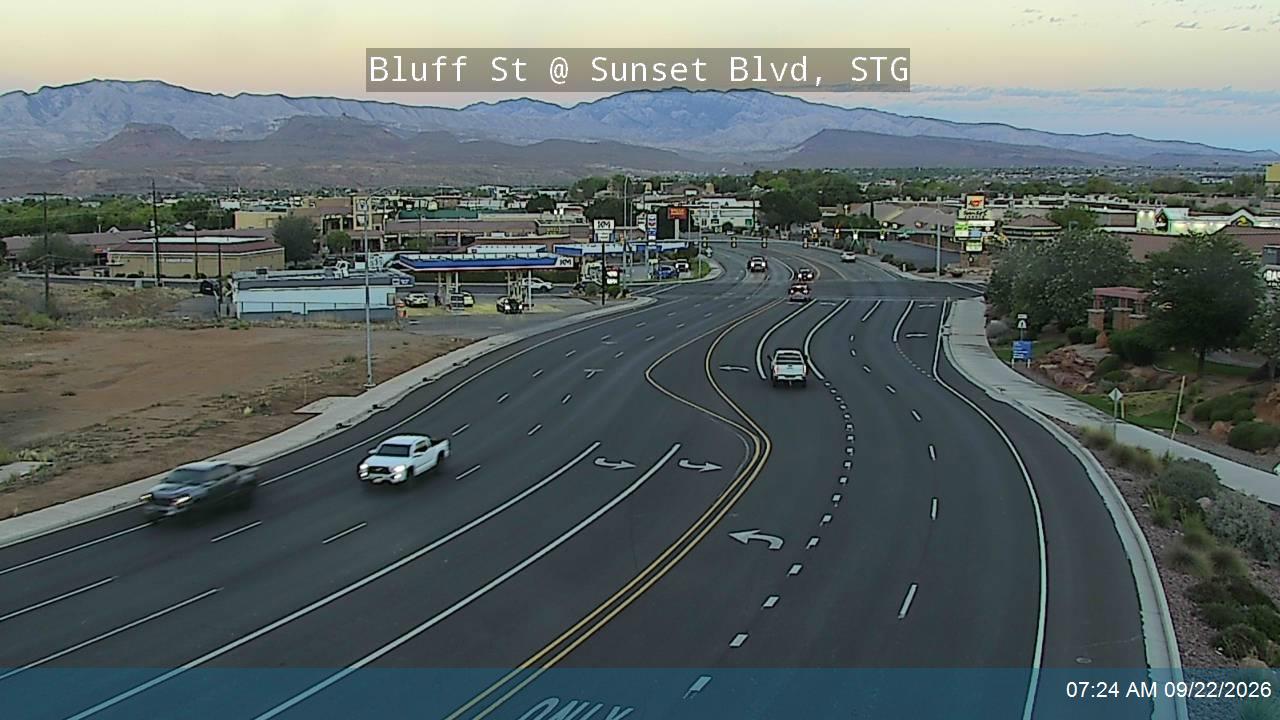Bluff St / SR-18 @ Sunset Blvd / SR-8, STG