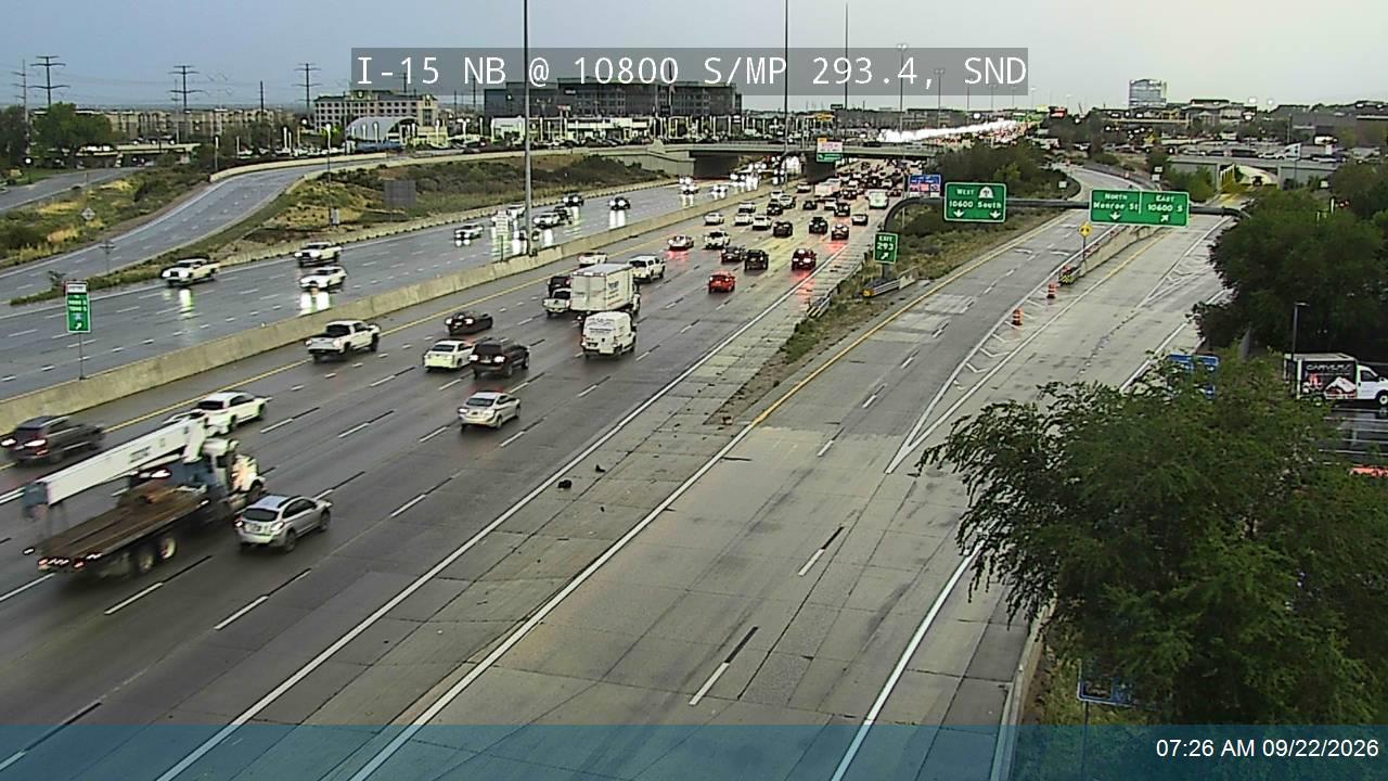 I-15 NB @ 10800 S / MP 293.4, SND