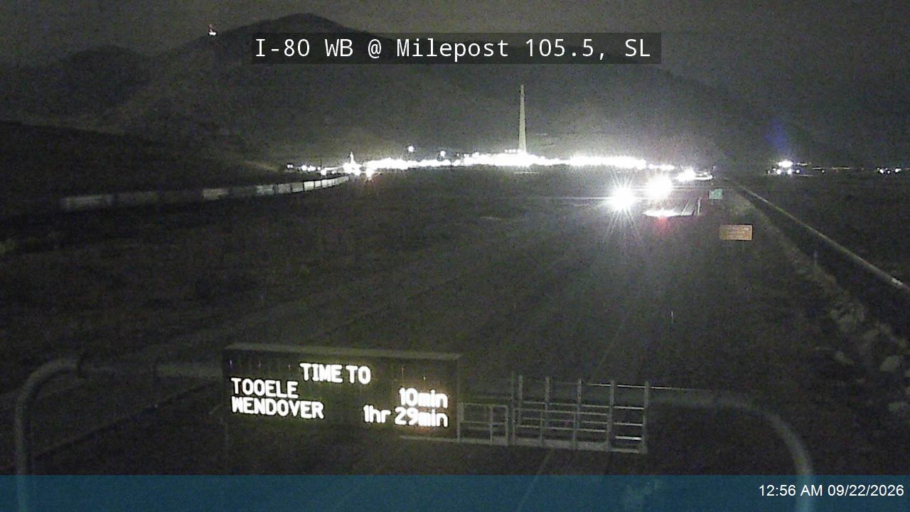 I-80 WB @ Milepost 105.5, SL